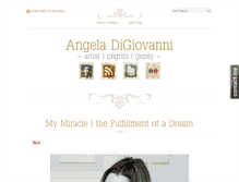 Tablet Screenshot of angeladigiovanni.com